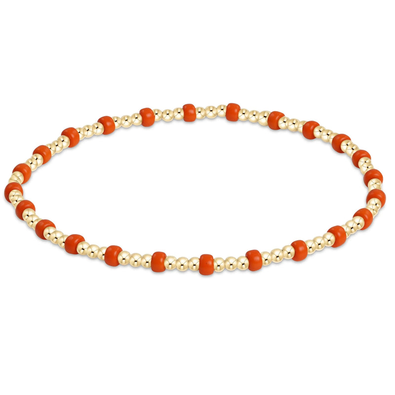 Gameday Hope Gold Sincerity Bracelet - Bright Orange