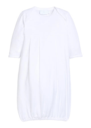 Essential Newborn Gown - White - J.A. Whitney