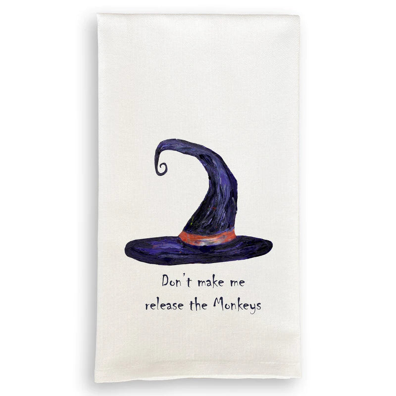 Witches & Monkeys Dish Towel