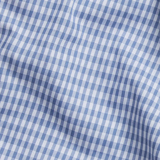 Little English Davant Bubble - Gray Blue Gingham - J.A. Whitney