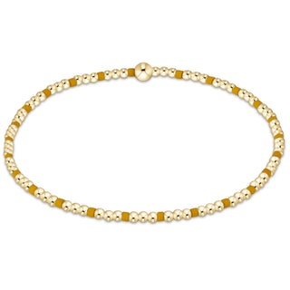 Gameday Hope Sincerity 2mm Bracelet - Golden Yellow - J.A. Whitney
