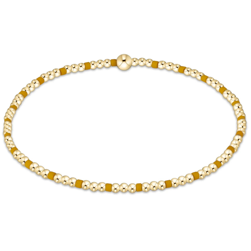 Gameday Hope Sincerity 2mm Bracelet - Golden Yellow