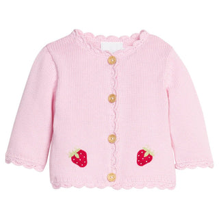 Little English Strawberry Crochet Cardigan - J.A. Whitney