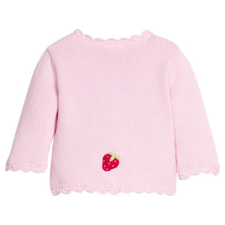 Little English Strawberry Crochet Cardigan - J.A. Whitney