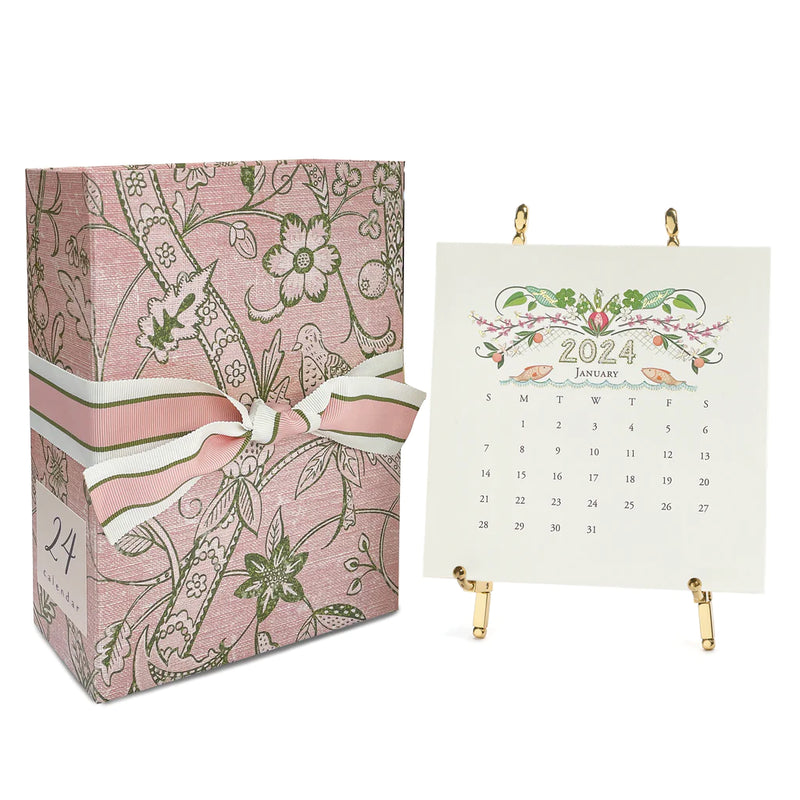 2024 Karen Adams Desk Calendar - Gold