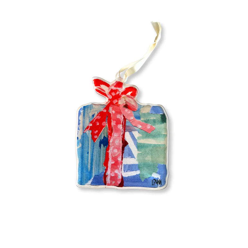 Blue Gifts of Love Acrylic Ornament