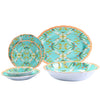 English Garden Turquoise Melamine Platter