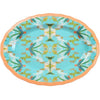 English Garden Turquoise Melamine Platter