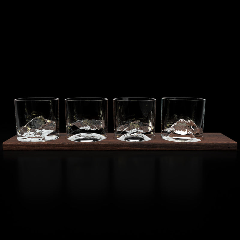 American Peaks Set of 4 Glasses