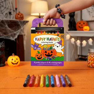 Carry Along: Coloring Book Set - Happy Haunts (10 Pc Set) - J.A. Whitney