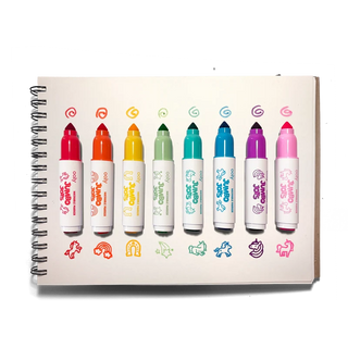 Jumbo Jots: Dual Tip Cone & Stamp Markers (Unicorn)