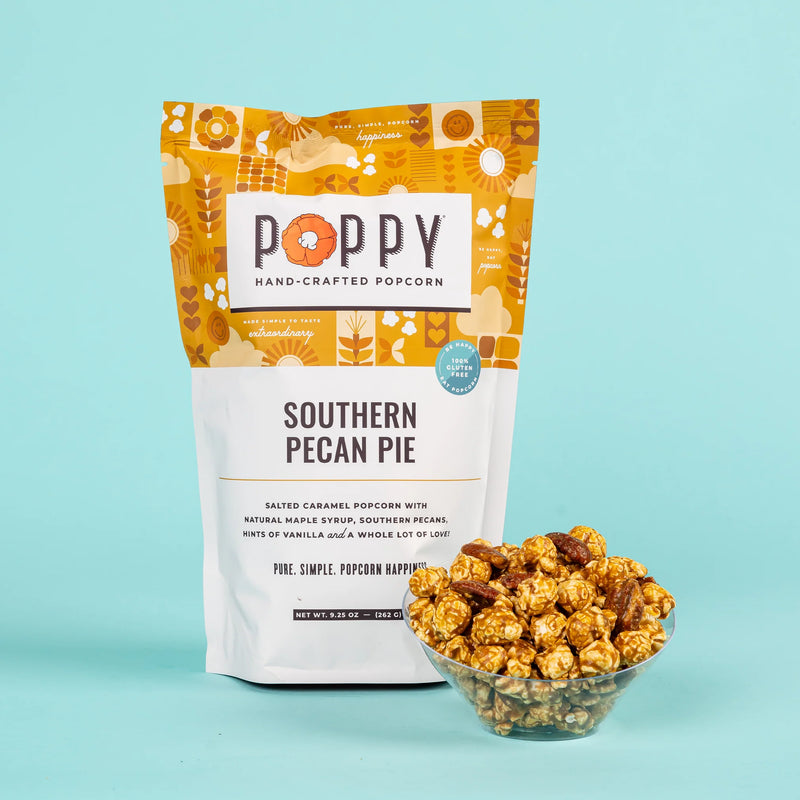 Southern Pecan Pie Poppy Popcorn Market Bag