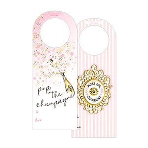 Pop the Champagne Die - Cut Wine Tag - J.A. Whitney