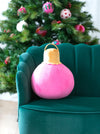 Pink Large Bauble Pillow