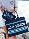 Boat Waves Sun Rays Lake Days Zip Pouch