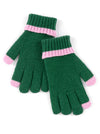 Green Touchscreen Gloves
