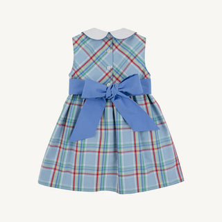 The Beaufort Bonnet Company - Cindy Lou Sash Dress - Kensington Court Plaid