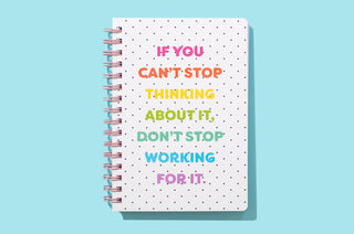 Can't Stop Don't Stop Spiral Notebook - J.A. Whitney