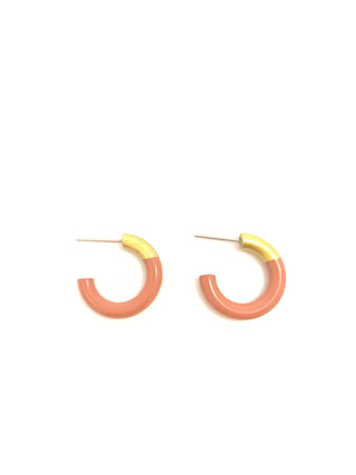 Clay Small Hoop Earrings - J.A. Whitney