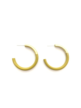 Sweet Olive Med Hoop Earrings - J.A. Whitney