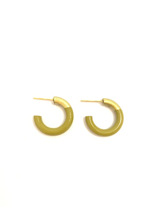 Sweet Olive Small Hoop Earrings - J.A. Whitney