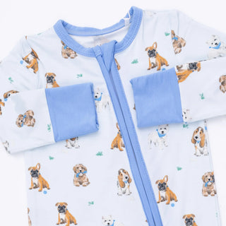 Bestie Dogs Blue - Convertible Romper