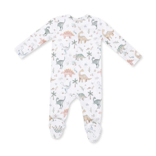 Sweet Baby Dinos - 2 Way Zipper Footie
