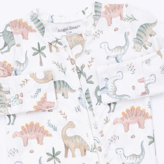 Sweet Baby Dinos - 2 Way Zipper Footie