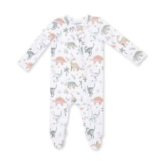 Sweet Baby Dinos - 2 Way Zipper Footie