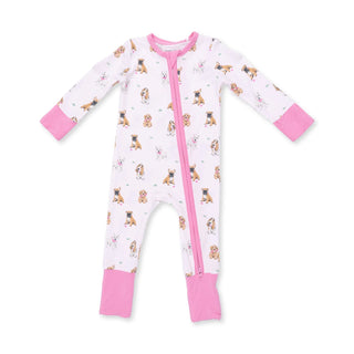 Bestie Dogs Pink - Convertible Romper