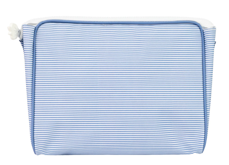 Large Blue Stripe Go Bag (Personalization Included)