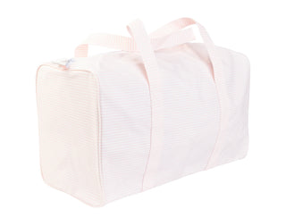 Pink Stripe Duffle Bag (Personalization Included) - J.A. Whitney