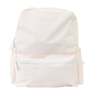 Pink Stripe Large Backpack (Personalization Included)