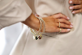 Bowood Lane Mother of Pearl Arden Charm Bracelet - J.A. Whitney