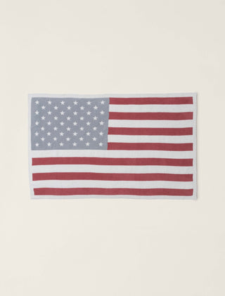 CozyChic American Flag Blanket - Moonwater Multi - J.A. Whitney