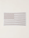 CozyChic American Flag Blanket - Stone / Pearl