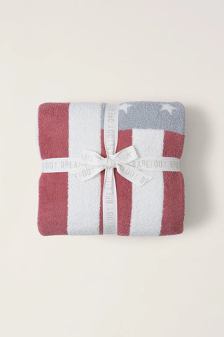 CozyChic American Flag Blanket - Moonwater Multi - J.A. Whitney