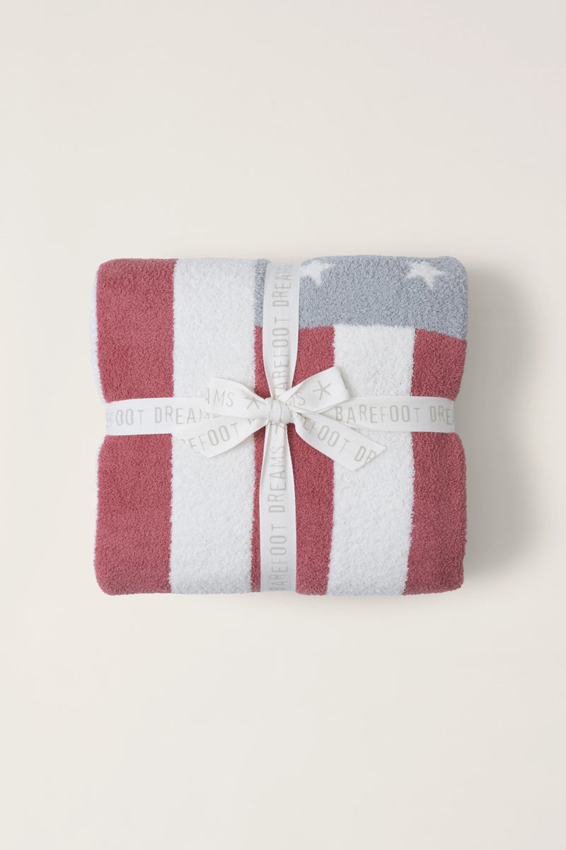 CozyChic American Flag Blanket - Moonwater Multi