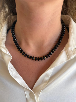 Black Gemstone Necklace - J.A. Whitney