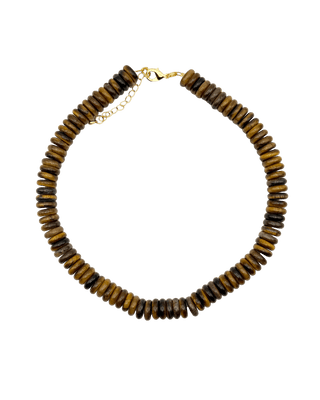 Chunky Tiger's Eye Gemstone Necklace - J.A. Whitney
