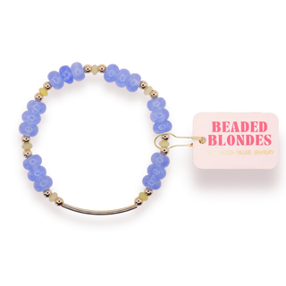 Blue & Green Brittany Bar Bracelet