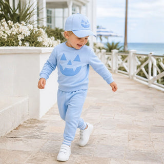 Blue Jack-O-Lantern Sweatshirt