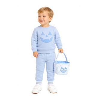 Blue Jack-O-Lantern Sweatshirt
