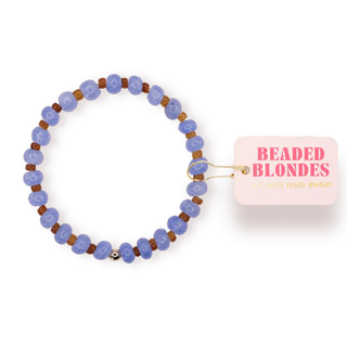 Blue & Brown Caroline Bracelet