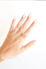 Gold Bow Ring