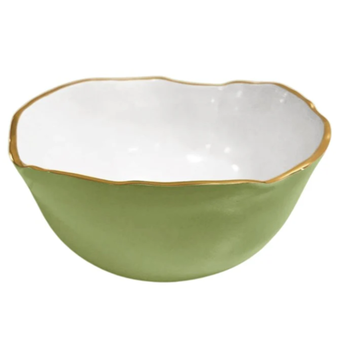 Encanto Osaka Large Bowl - Green & White