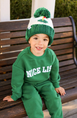 Nice List Sweatshirt by Bits & Bows — back view
