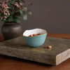 Encanto Osaka Small Bowl - Turquoise & White