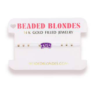 TCU Logo Bracelet