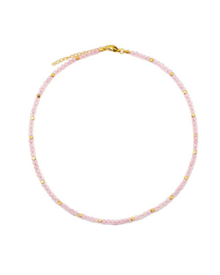 Rose Quartz Dainty Necklace